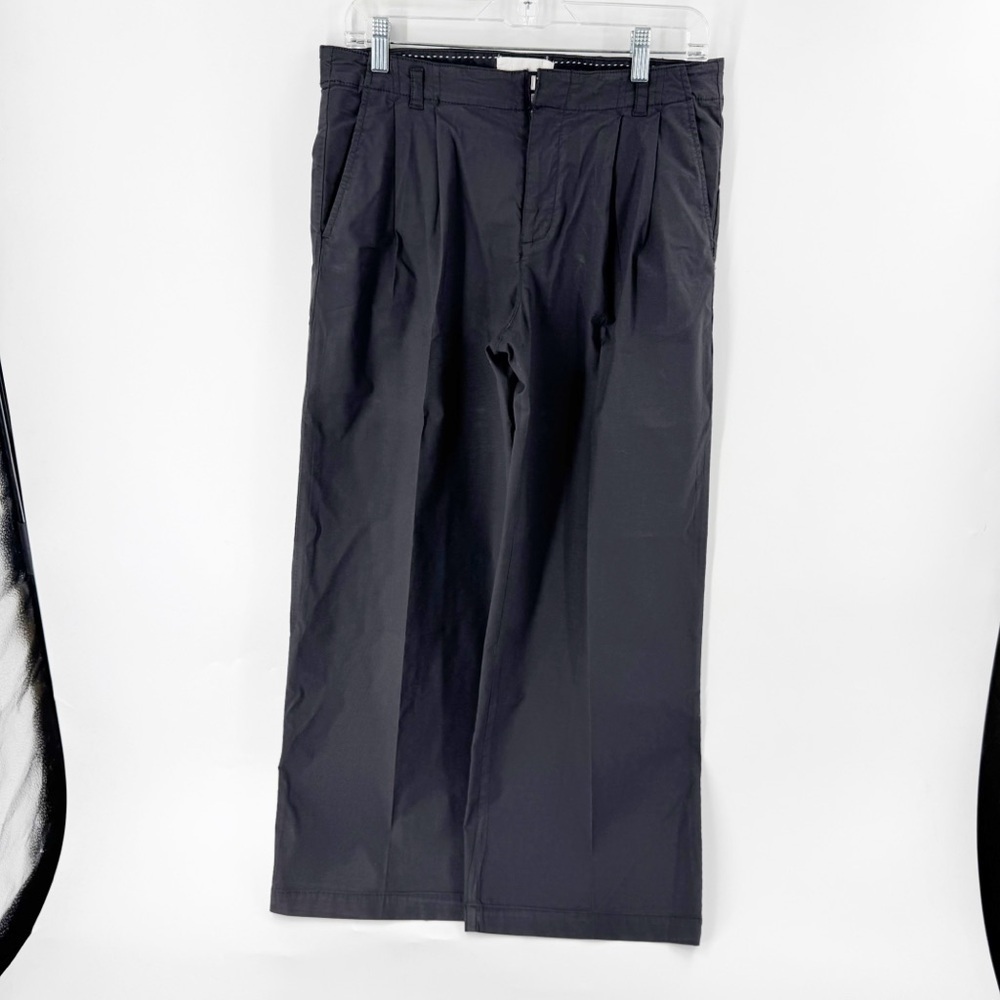 ✅ Anthropologie‎ DARK GREY Dress Pants Wide-Leg SIZE 4